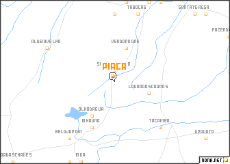 map of Piacá