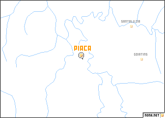 map of Piacá