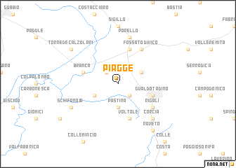 map of Piagge