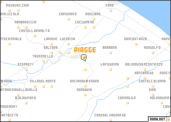 map of Piagge