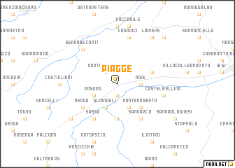 map of Piagge