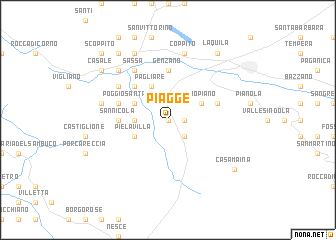map of Piagge