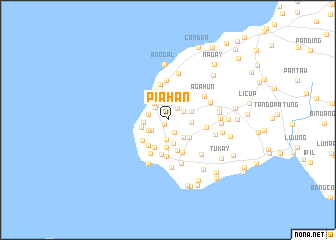 map of Piahan