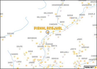 map of Piahhla Rājwāl