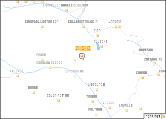 map of Piaia