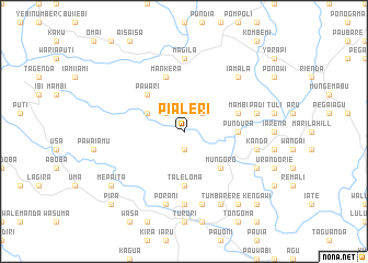 map of Pialeri