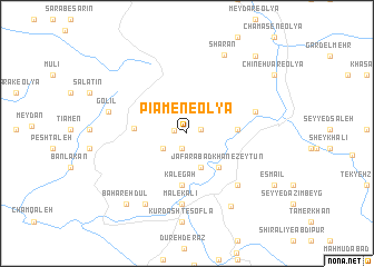 map of Pīāmen-e ‘Olyā