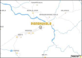 map of Piana-Mukala