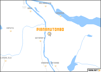 map of Piana-Mutombo