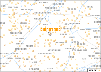 map of Pīāna Topa