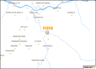 map of Piana