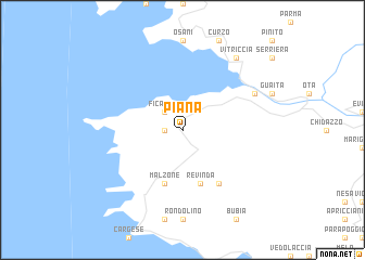 map of Piana