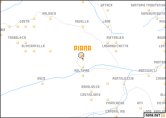 map of Piana