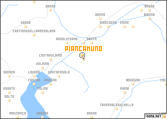 map of Pian Camuno