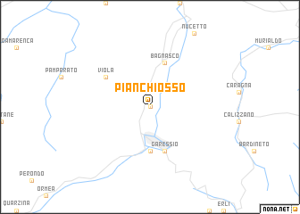 map of Pianchiosso