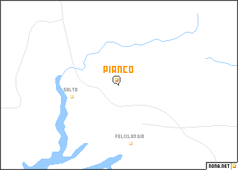 map of Piancó