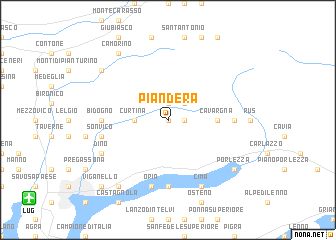 map of Piandera