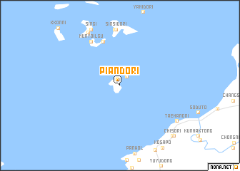 map of Piando-ri