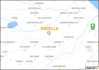 map of Pianella