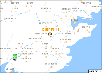map of Pianelli