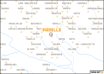 map of Pianello
