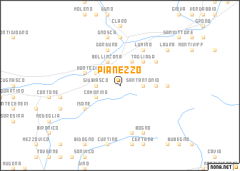 map of Pianezzo