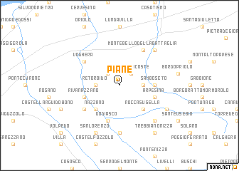 map of Piane