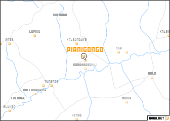 map of Piani Gongo