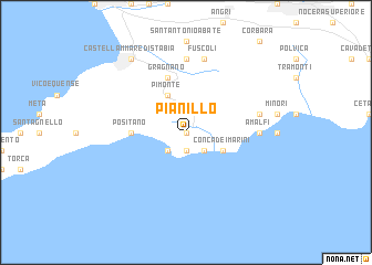 map of Pianillo