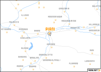 map of Piani