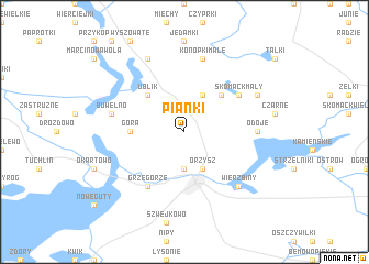 map of Pianki