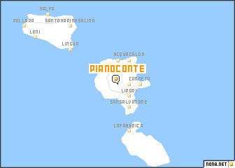 map of Piano Conte
