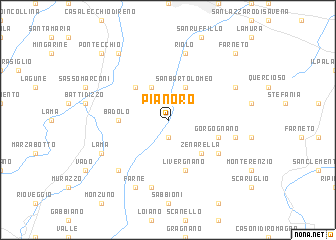 map of Pianoro