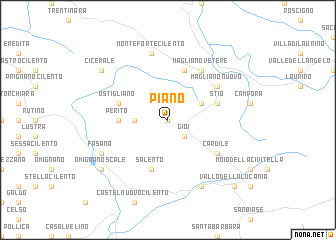 map of Piano