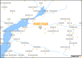 map of Piantedo