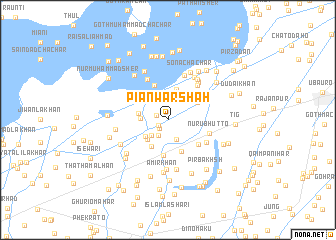 map of Pī Anwar Shāh