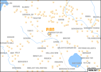 map of Pīān