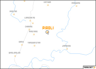 map of Piaoli