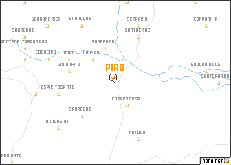 map of Pião