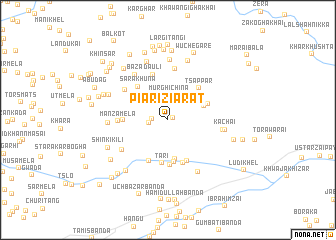 map of Piāri Ziārat