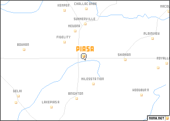 map of Piasa