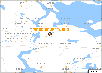 map of Piaski Onufryjewo