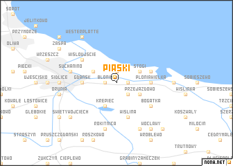 map of Piaski