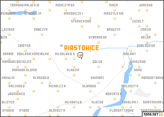 map of Piastowice