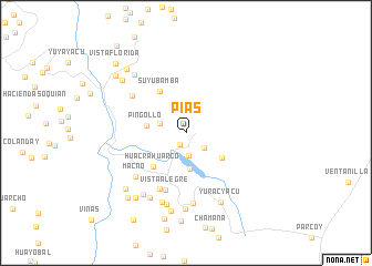 map of Pías