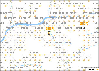 map of Pias