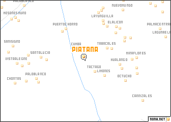 map of Piatana