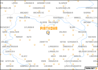 map of Piątkowa