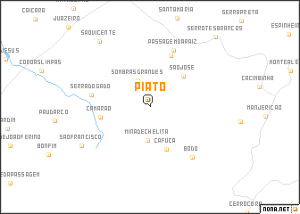 map of Piató