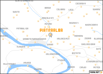 map of (( Piatra Albă ))